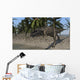 Ceratosaurus Hunting Shoreline Lake Wall Decal Design 1