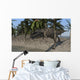 Ceratosaurus Hunting Shoreline Lake Wall Decal Design 1
