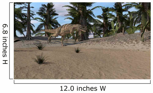 Ceratosaurus Hunting Prehistoric Environment Wall Decal Design 7