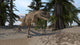 Ceratosaurus Hunting Prehistoric Environment Wall Decal Design 6