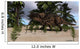 Brown Einiosaurus Grazing Prehistoric Wall Decal
