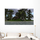 Brown Einiosaurus Grazing Water's Wall Decal