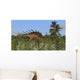 Kentrosaurus Grazing amongst Desert Wall Decal Design 1