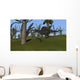 Spinosaurus Hunting Open Field Wall Decal Design 2