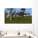 Spinosaurus Hunting Open Field Wall Decal Design 2