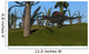 Spinosaurus Hunting Open Field Wall Decal Design 2