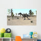 Suchomimus Walking through Open Wall Decal