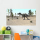 Suchomimus Walking through Open Wall Decal