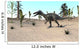 Suchomimus Walking through Open Wall Decal