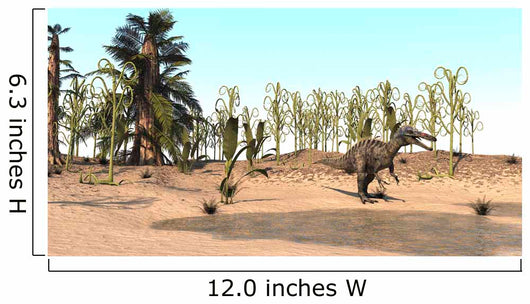 Suchomimus Walking through Desert Wall Decal Design 2