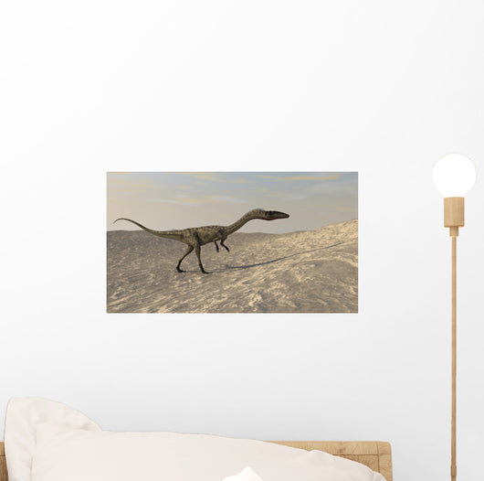 Suchomimus Walking through Desert Wall Decal Design 1