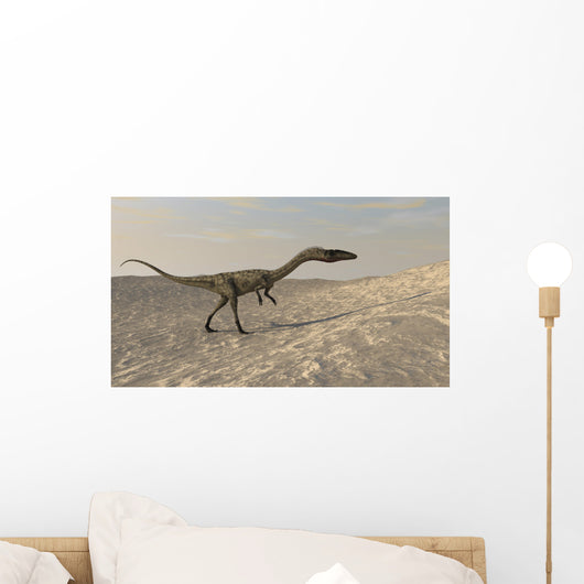 Suchomimus Walking through Desert Wall Decal Design 1