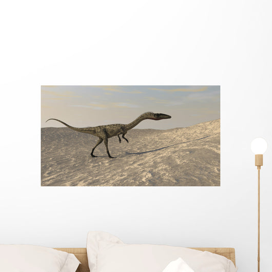 Suchomimus Walking through Desert Wall Decal Design 1