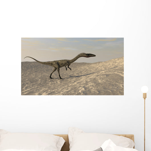 Suchomimus Walking through Desert Wall Decal Design 1