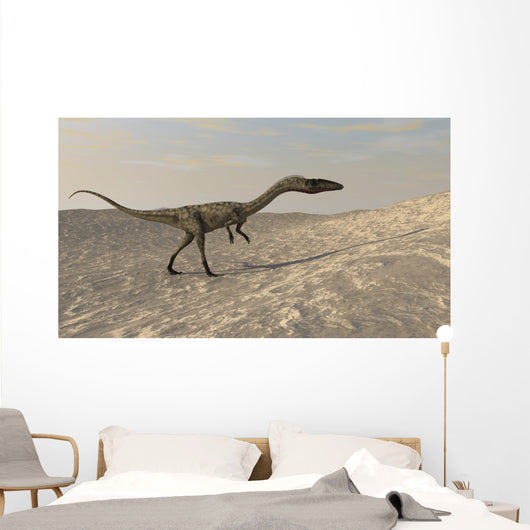 Suchomimus Walking through Desert Wall Decal Design 1