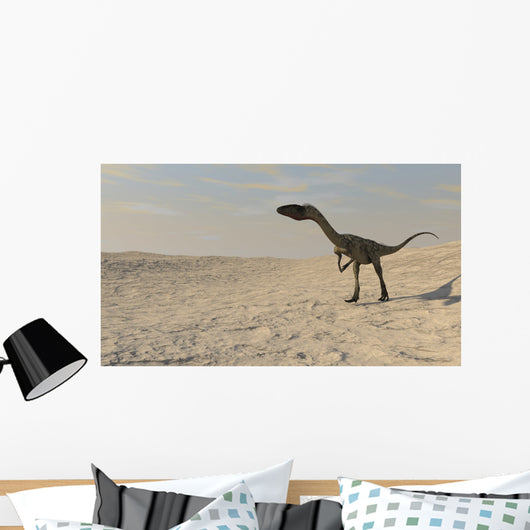 Coelophysis Walking across Barren Wall Decal Design 2