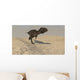 Majungasaurus Running across Barren Wall Decal Design 2