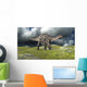 Dicraeosaurus Walking across Field Wall Decal Design 4