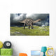 Dicraeosaurus Walking across Field Wall Decal Design 4