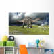 Dicraeosaurus Walking across Field Wall Decal Design 4