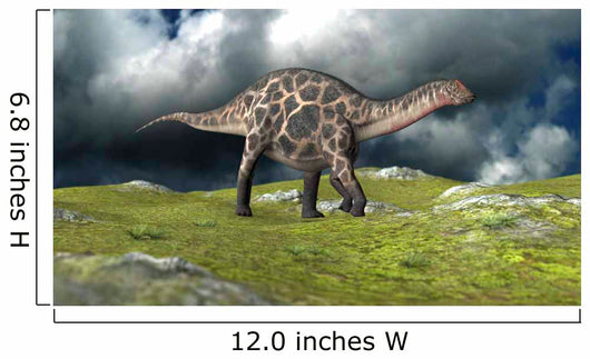 Dicraeosaurus Walking across Field Wall Decal Design 4