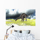 Dicraeosaurus Grazing Open Field Wall Decal Design 2