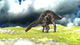 Dicraeosaurus Grazing Open Field Wall Decal Design 2