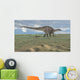 Dicraeosaurus Walking across Open Wall Decal Design 8