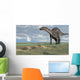 Dicraeosaurus Walking across Open Wall Decal Design 7