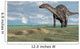 Dicraeosaurus Walking across Open Wall Decal Design 7