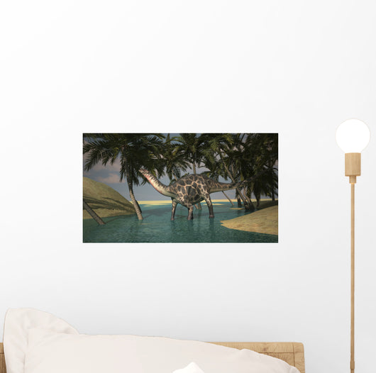 Dicraeosaurus Shallow Water Wall Decal Design 2