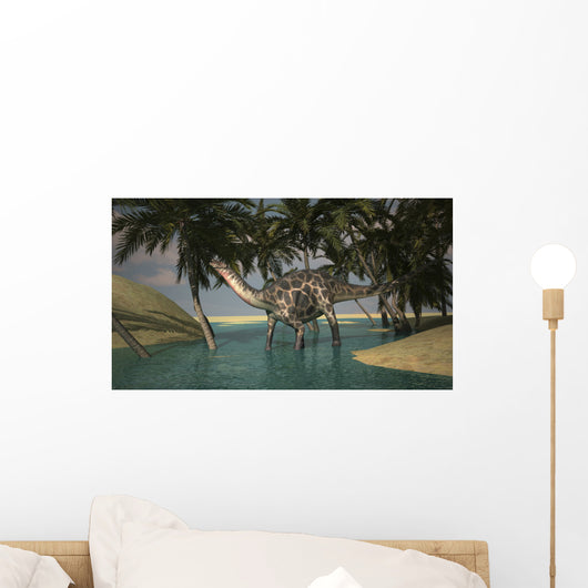 Dicraeosaurus Shallow Water Wall Decal Design 2