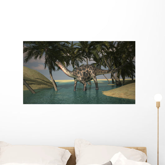 Dicraeosaurus Shallow Water Wall Decal Design 2