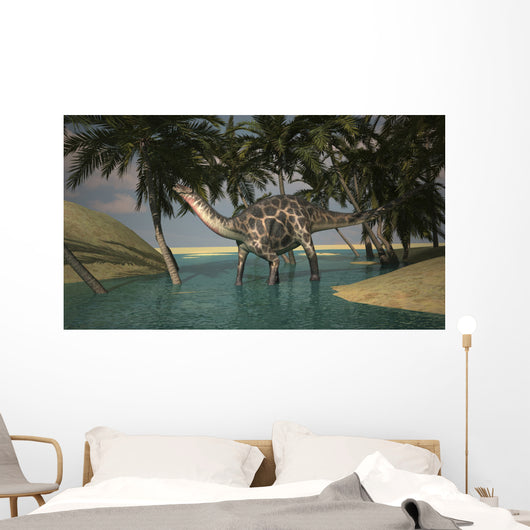 Dicraeosaurus Shallow Water Wall Decal Design 2