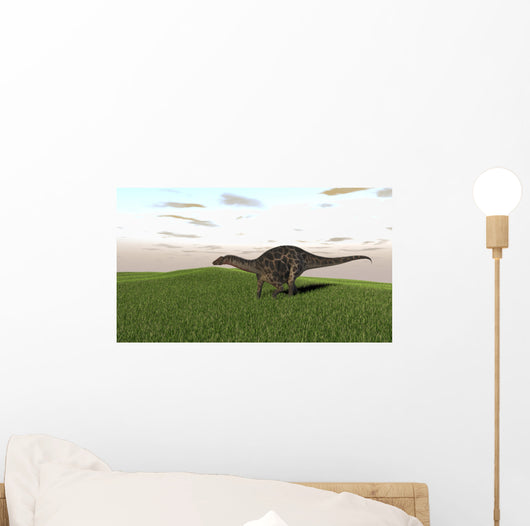 Dicraeosaurus Walking across Prehistoric Wall Decal Design 8