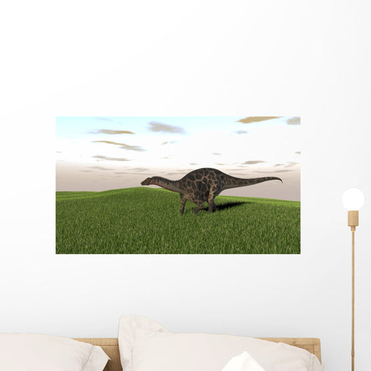 Dicraeosaurus Walking across Prehistoric Wall Decal Design 8