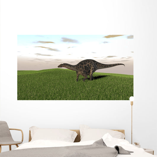 Dicraeosaurus Walking across Prehistoric Wall Decal Design 8