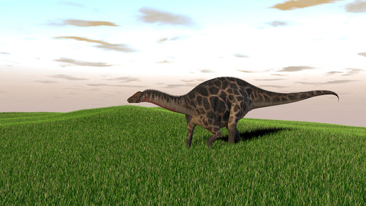 Dicraeosaurus Walking across Prehistoric Wall Decal Design 8