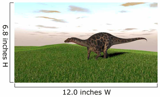 Dicraeosaurus Walking across Prehistoric Wall Decal Design 8