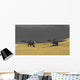 Dicraeosaurus Walking across Prehistoric Wall Decal Design 7