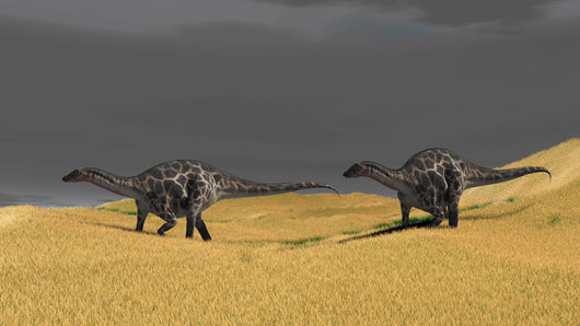 Dicraeosaurus Walking across Prehistoric Wall Decal Design 7