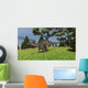 Dicraeosaurus Walking across Open Wall Decal Design 6