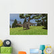 Dicraeosaurus Walking across Open Wall Decal Design 6
