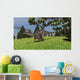 Dicraeosaurus Walking across Open Wall Decal Design 6