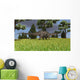 Dicraeosaurus Walking across Open Wall Decal Design 5