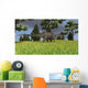 Dicraeosaurus Walking across Open Wall Decal Design 5