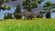 Dicraeosaurus Walking across Open Wall Decal Design 5