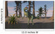 Dilophosaurus Standing Shallow Water Wall Decal