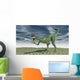 Dilophosaurus Hunting Open Desert Wall Decal