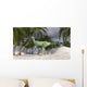 Dilophosaurus Hunting Arid Climate Wall Decal